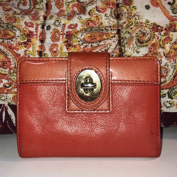 Coach Handbags - COACH💥Legacy Leather Turnlock Bifold Walllet